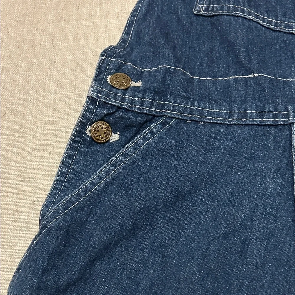 Vintage OshKosh B'gosh Dress Women’s/Youth 5 Blue Denim Overalls Western